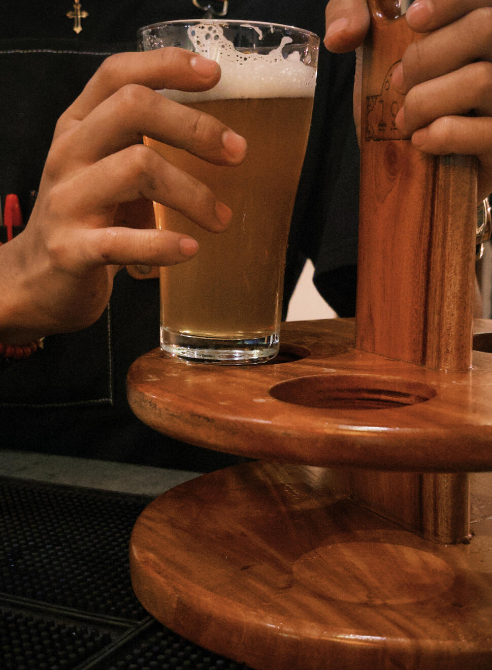 craft beer on tap
